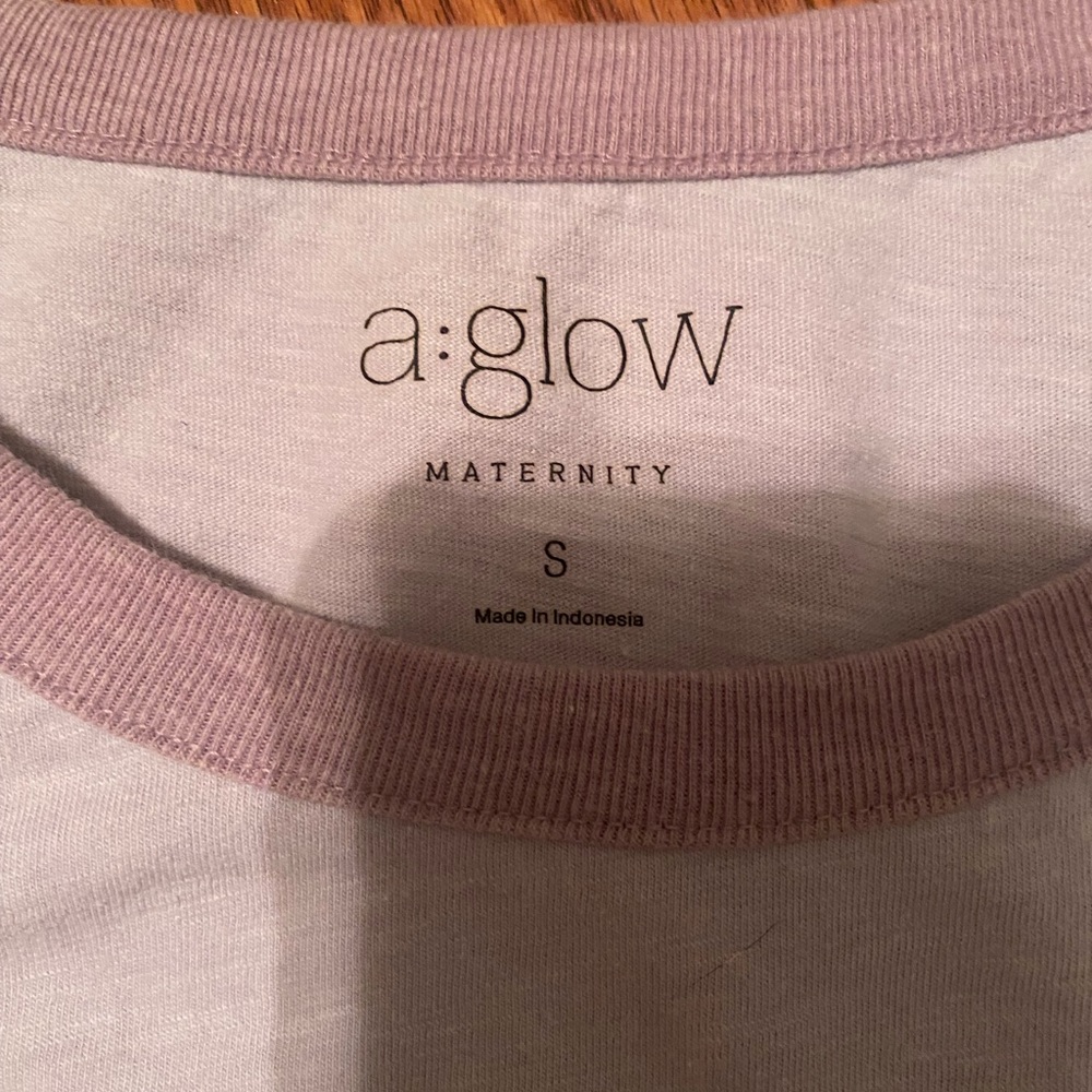 Maternity Raglan Tee - Picture 2 of 2